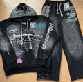 HELLSTAR Hoodie and Sweat pants set