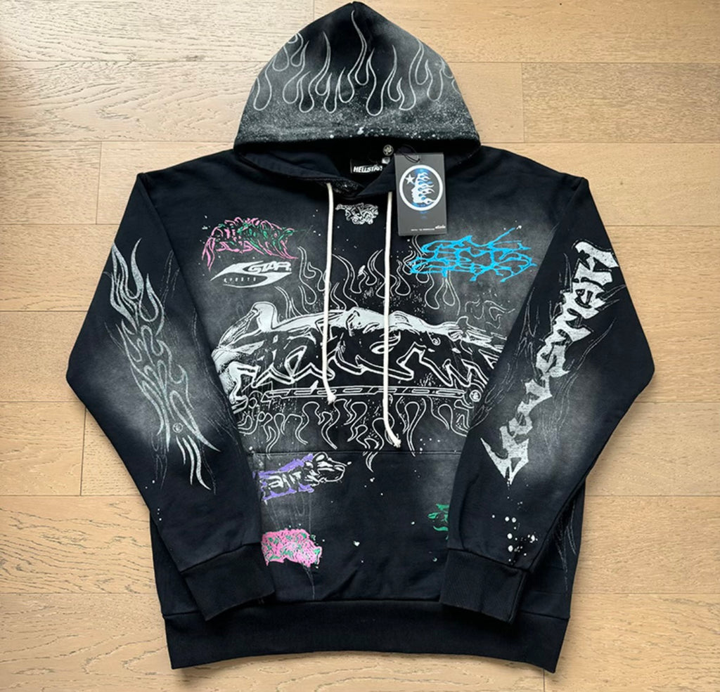 HELLSTAR Hoodie and Sweat pants set
