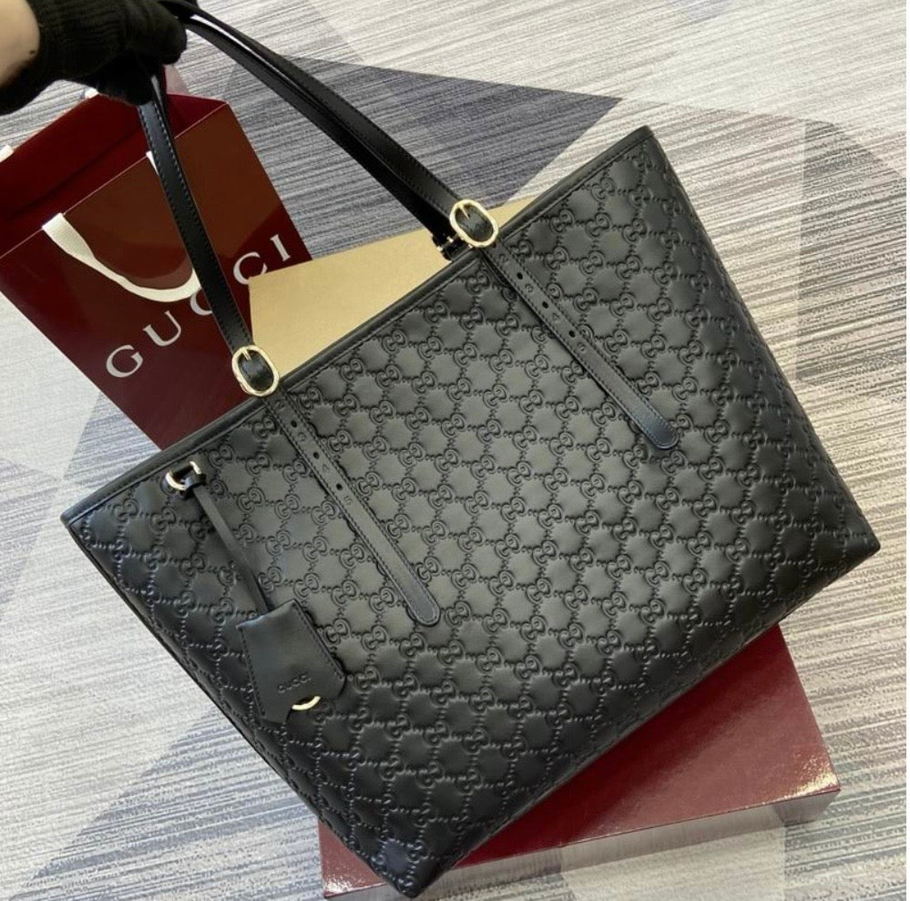 Gucci Leather Tote Bag