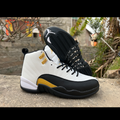 White, Black & Gold Jordan 12