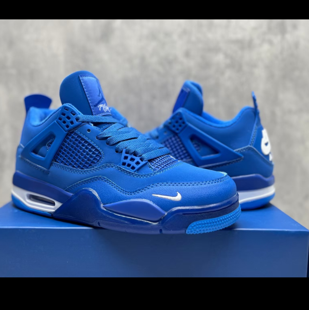  Blue  Nike Air Jordan 4 Bike Edition