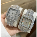 Cartier Silver Stone Watch 44x12
