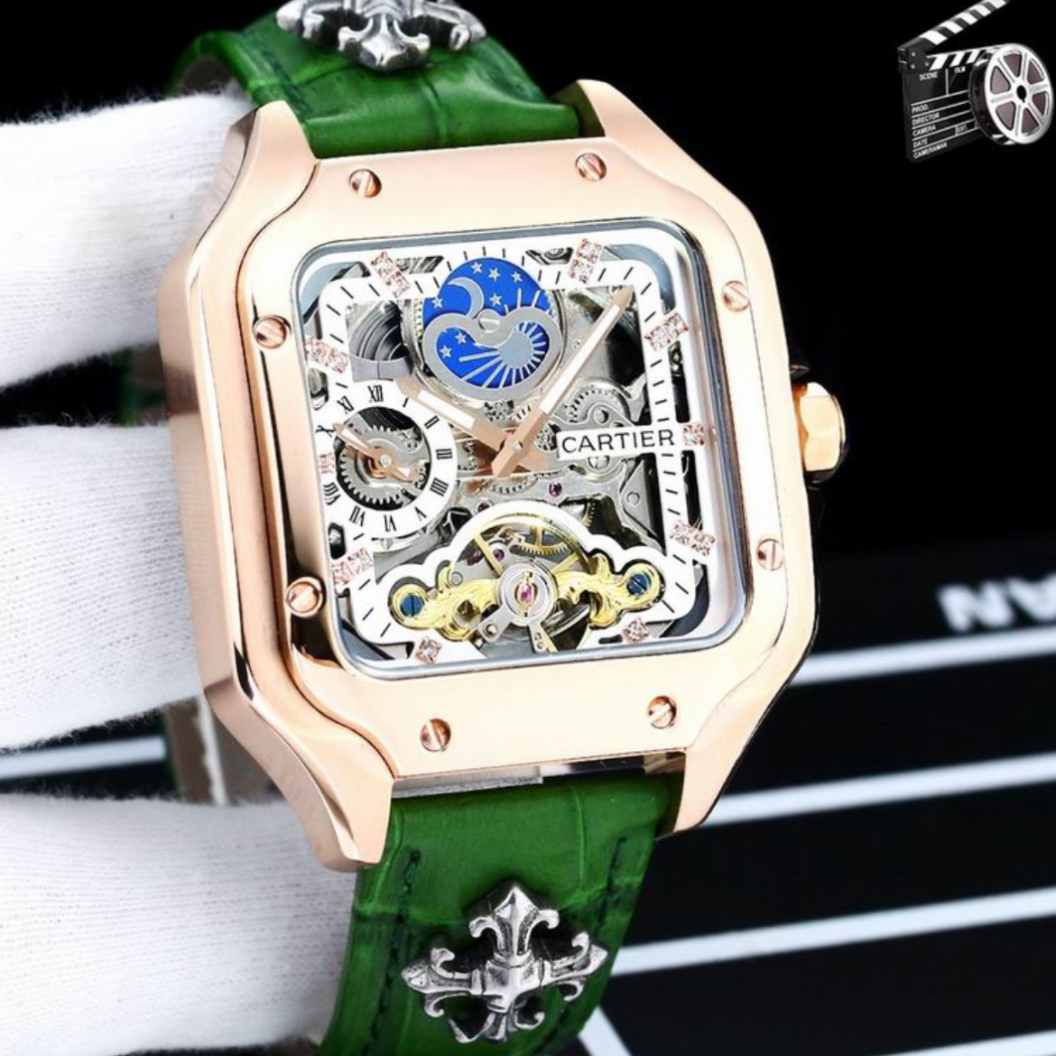 Cartier Skeleton Dial Watch