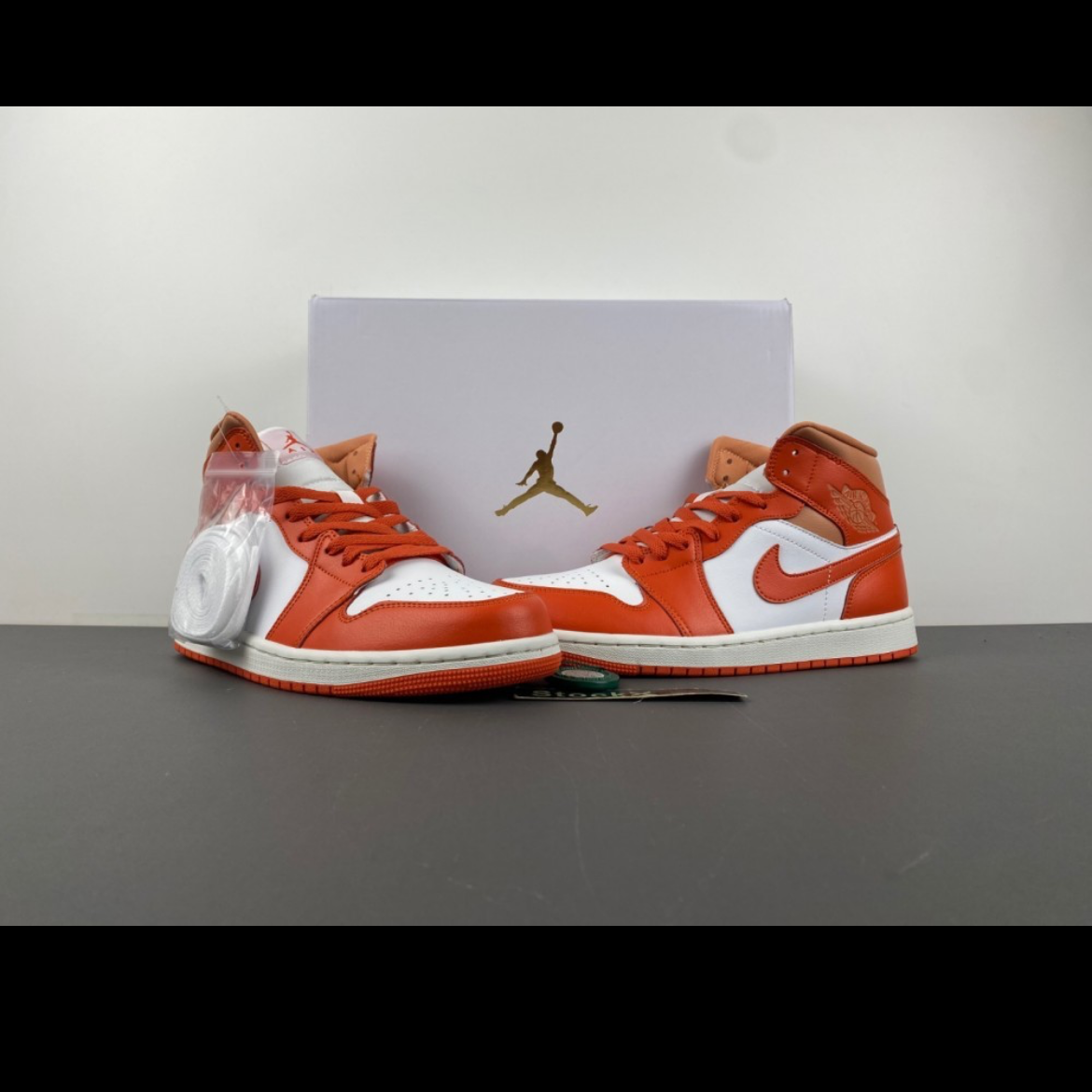 Orange & White Jordan 1