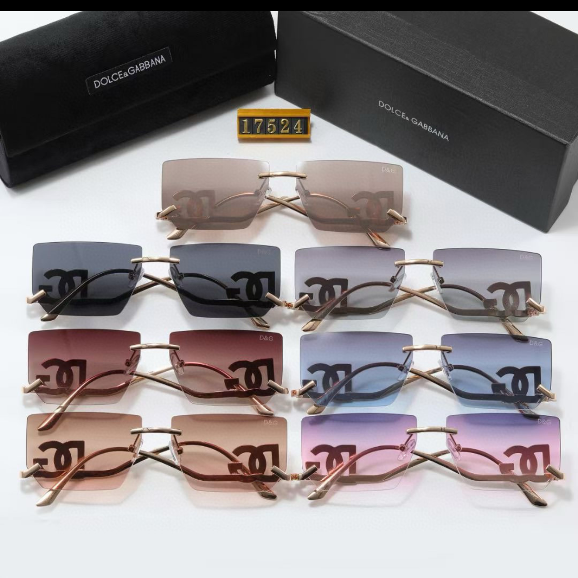 Dolce & Gabbana Rimless Sunglasses