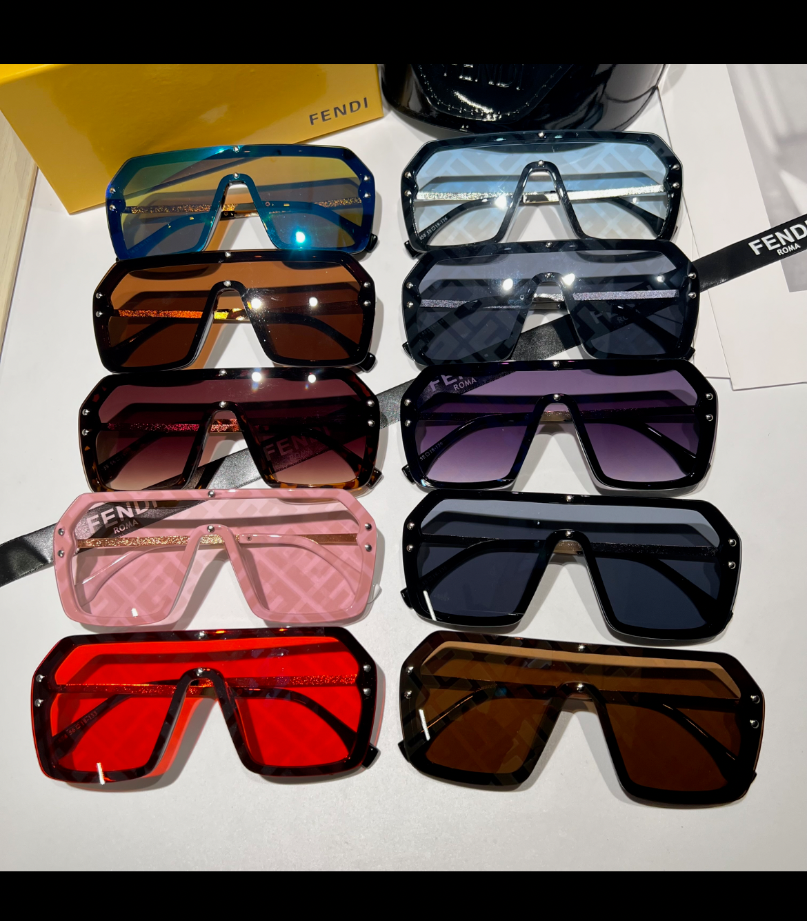 Shield-Style Fendi Sunglasses