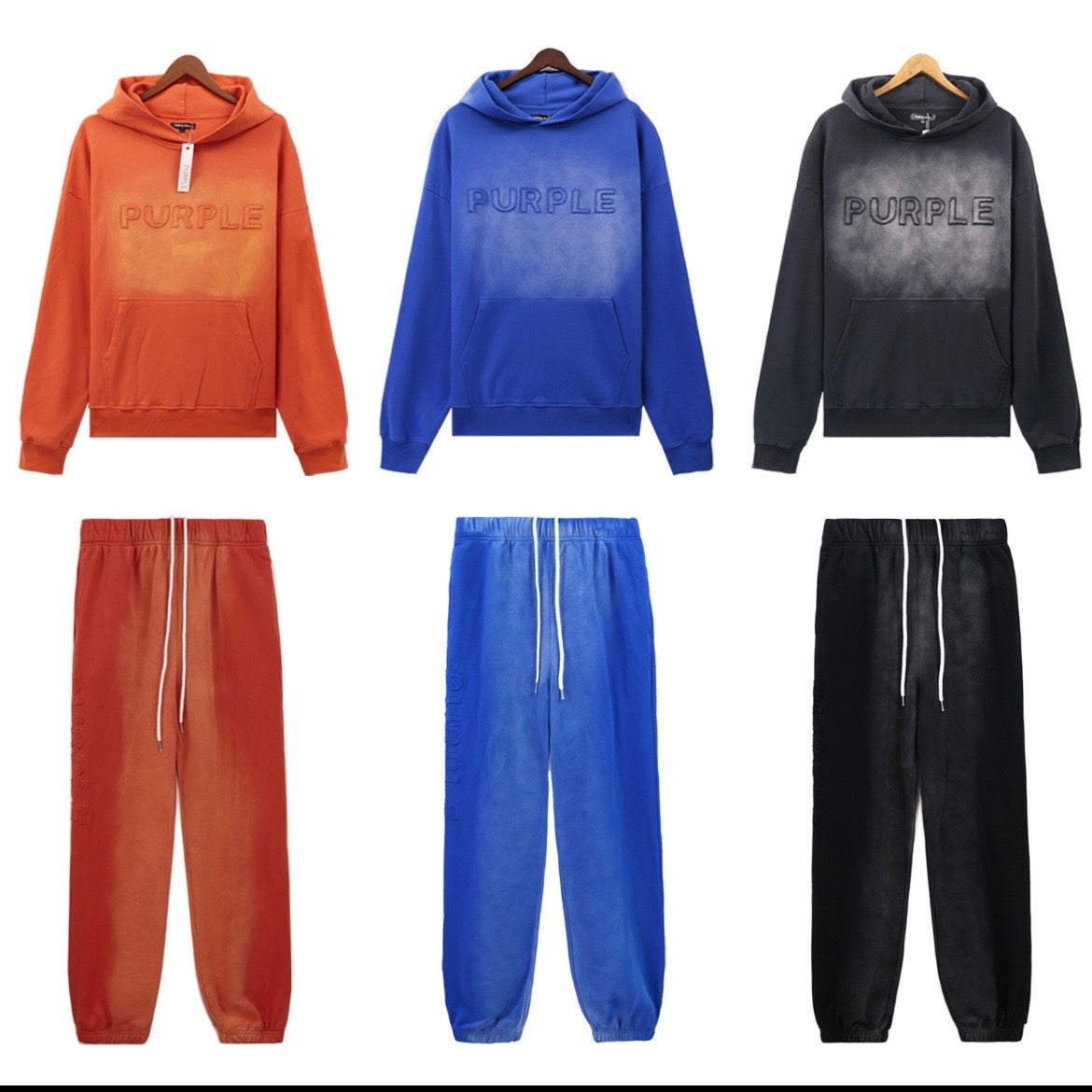 Purple Sweatsuits