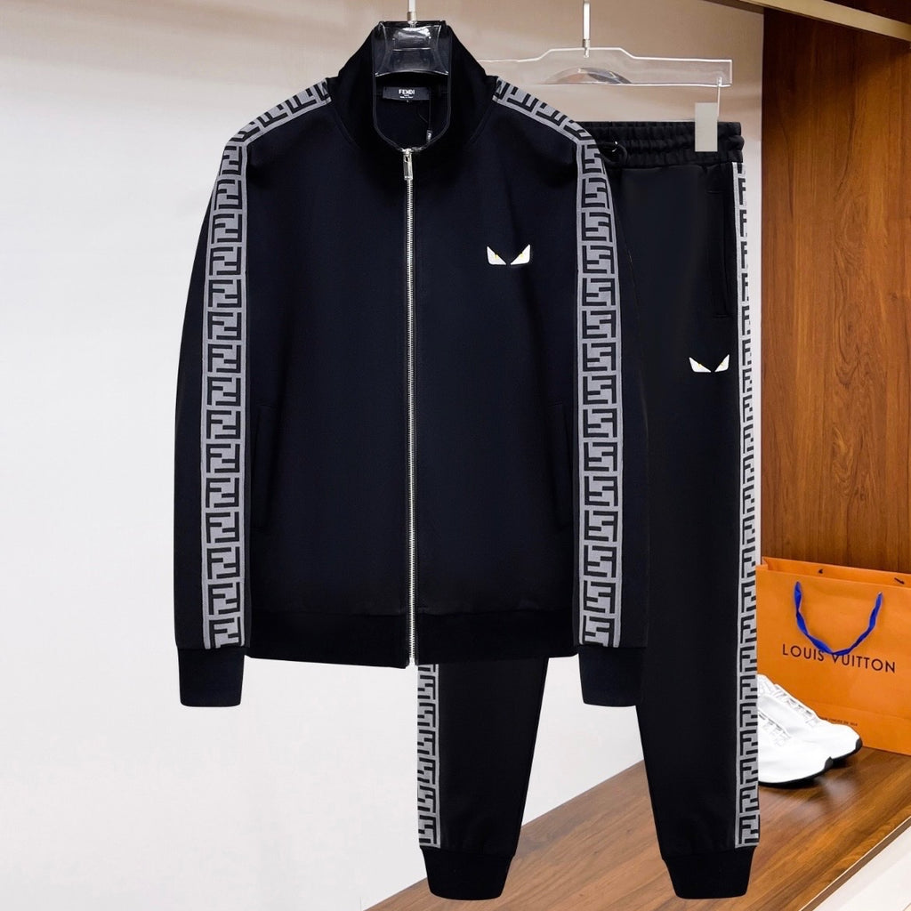 Black Fendi Sweatsuit